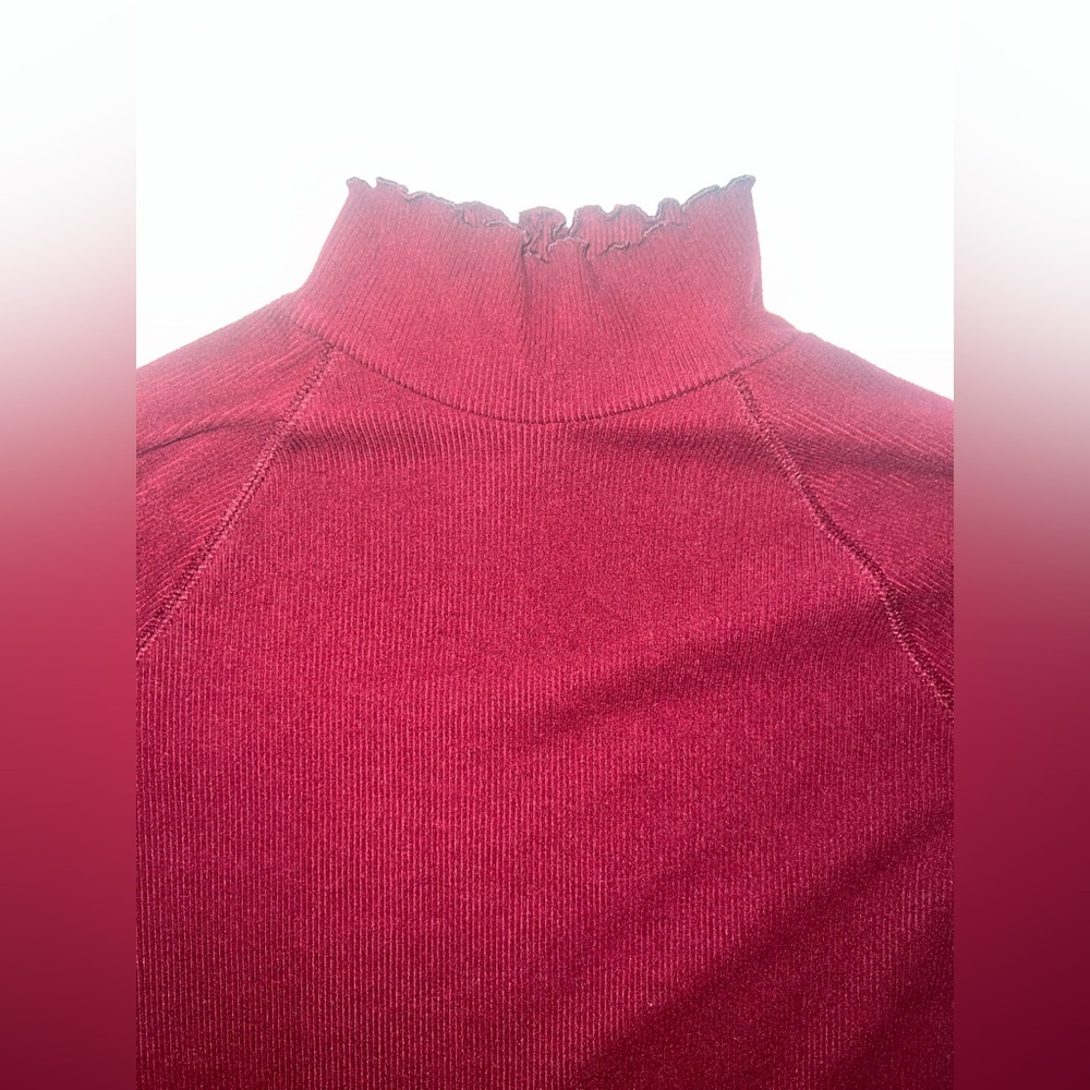 SO Deep Red Knit Fabric - Picture 2 of 6